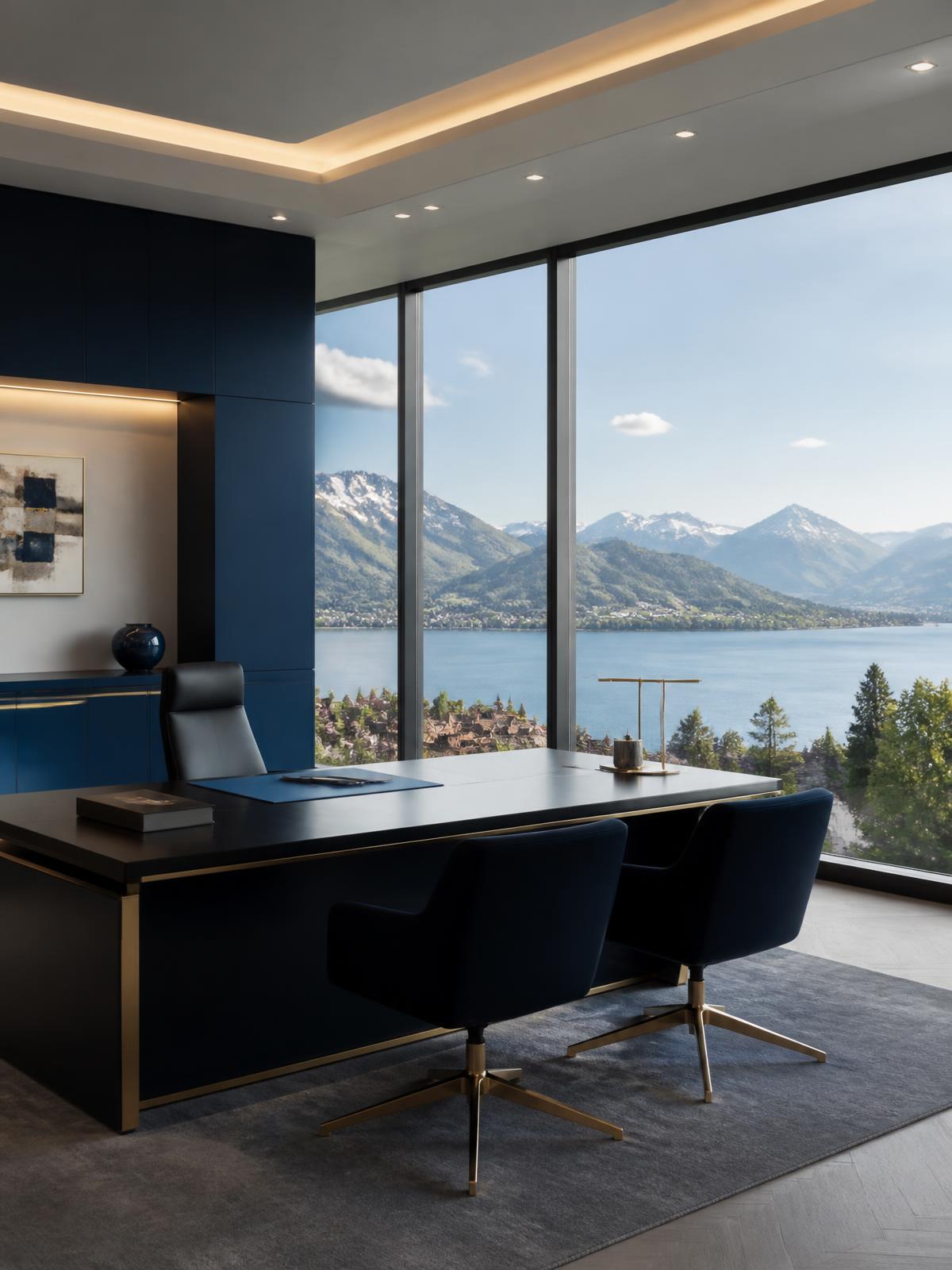 Zug am See mit Alpenblick – Standort Royality Solutions GmbH